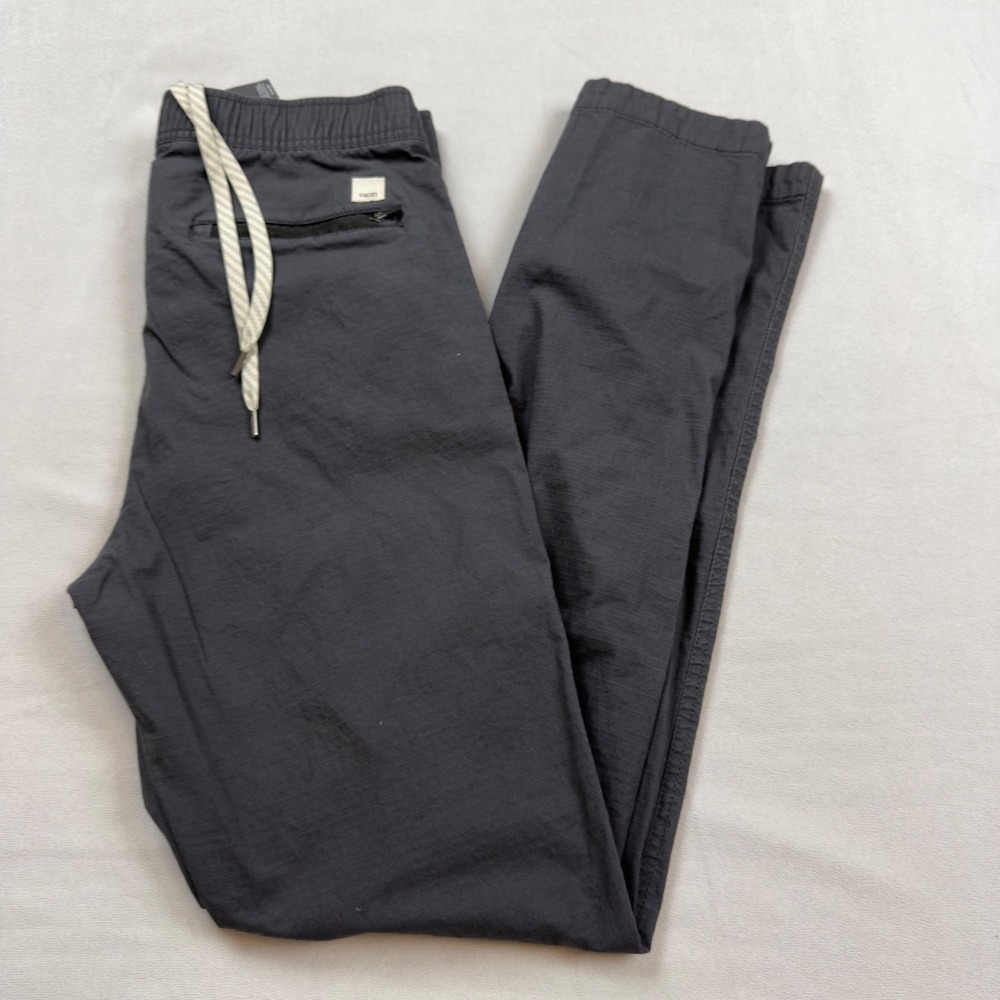 Vuori Ripstop Pants Charcoal Grey Women Size‎ S VW401-L Organic Cotton Stretch